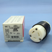 Pass & Seymour L620-C Locking Connector NEMA L6-20R L6-20 Twist Lock Turnlok 20A 250V White