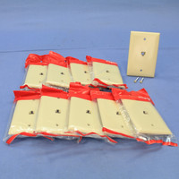 10 Pass & Seymour TrademasterIvory Flush Mount RJ11 Modular 4-Wire Telephone Jack 1-Gang Wallplates Type 625B4 TPTE1-I