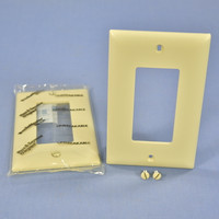 2 P&S TrademasterIvory 1-Gang Decorator Nylon Wallplate GFI GFCI Covers TP26-I