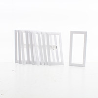 10 Hubbell White 6.75" x 13.25" Wall Box Flange Trim Cover Plates 6G HBLTRIM6WWA