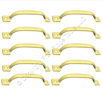 10 BakEnamel� Tan Finished Steel 4-3/4" Door Cabinet Drawer Pull Handles N117671