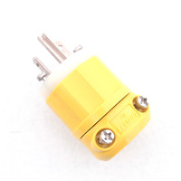 Leviton CORROSION RESISTANT Straight Blade Plug NEMA 5-20P 5-20 20A 125V 53CM-66C