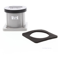 Leviton 16 Series Black Panel Mount NEMA Type 3R Enclosure with Thermoplastic Automatic Closing Lid 16S31-B