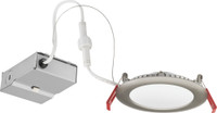 Lithonia 4" Wafer-Thin LED Downlight Brushed Nickel Retrofit WF4-LED-40K-BN-M6