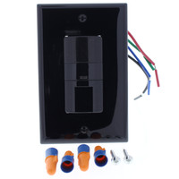 New Cooper Black Commercial Grade Single Pole 3-Way PIR Occupancy Sensor Switch 120VAC Auto/Manual OSW-P-0801-120-B