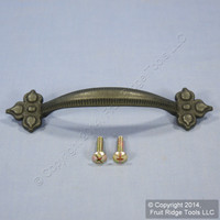 Period Brass Belwith Black Mist Antique 96MM Cabinet Pull