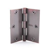 National Hardware #V512 Antique Bronze Finish Steel 3-1/2" Removable Pin Cabinet Door Hinge N336-792