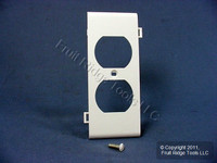 Leviton White Receptacle Outlet Center Panel Sectional Cover Wallplate PSC8-W