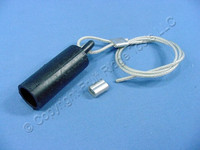 Leviton 15 Series Black Female Cam Type Taper Nose Plug Protective Cap ECT 15P22-E