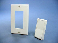 Leviton White Color Change Conversion Kit for Decora Dimmer Rocker Switch 6081-W