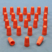 25 Leviton Orange Small Size Twist-on Wire Connectors for 18-14 Gauge Wire 12774