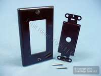 Leviton Brown Decora Rotary Dimmer Switch Cover Wall Plate 80400