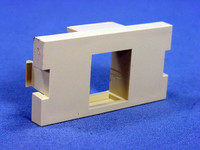 Leviton Ivory MOS Quickport Adapter Wallplate Insert Networking Module 41291-1MI