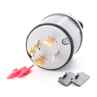 Morris 89756 Commercial Twist Turn Locking Plug NEMA L14-30P 30A 125/250V