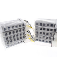 10 Hubbell Gray 6-Port Data Voice Keystone Housing Surface Mount Box ISB6GY