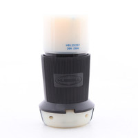 Hubbell EdgeConnect™ HBL2323ST 20A Twist Locking Connector Plug NEMA L6-20R 250V