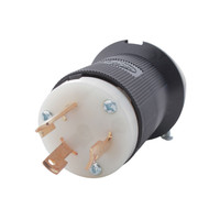 Hubbell EdgeConnect™ HBL2611ST 30A Twist Turn Locking Plug Single Phase NEMA L5-30P 125V