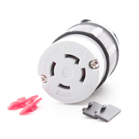 Morris 89758 Twist Turn Locking Plug Connector NEMA L14-30R 30A 125/250V