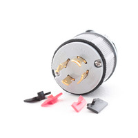 Morris 89755 Twist Turn Locking Plug Industrial Grade NEMA L15-20P 20A 250V 3Ø