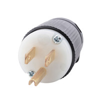 Morris 89612 Straight Blade Connector Plug Industrial Grade 5-15P 15A 125V