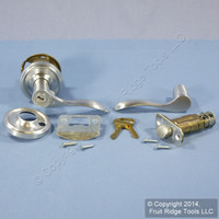 RIGHT Weslock Traditonale Bordeau 640 Satin Chrome Keylock Lever Door Handle