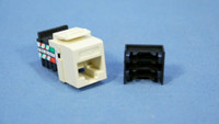 Leviton Almond GigaMax Quickport Cat 5e Jack Cat5e RJ45 8P8C Category 5e 5G108-A