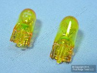 Wagner BP194NALL Amber Parking Lamp Instument Warning Clock Light Bulbs 2-Pack