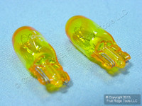 Wagner BP194NA Amber Side Marker Instrument Panel Light Bulbs Made in USA 2-Pack