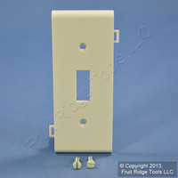 Leviton Light Almond Sectional Switch Wall Plate LPSC1-T
