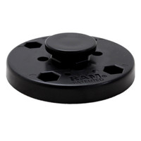 RAM� Composite Mount 2.5" Pre-Drilled AMPS Round Plate Octagon Button RAP-293U