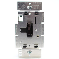 Lutron Brown Diva 3-Way Decorator Incandescent Slide Dimmer Rocker Switch 120V 600W DV-603P-BR