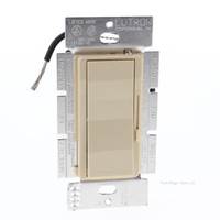 Lutron Ivory Mural On/Off Preset Dimmer Rocker Switch Single Pole Incandescent Halogen 1000W DV-10P-IV