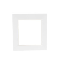 Hubbell Ivory 2-Gang 6.75" x 6.25" Wall Box Flange Trim Cover Plate HBLTRIM2WI