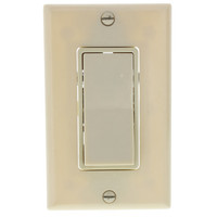 New Eagle Ivory 3-Way Lighted Quiet Rocker Switch with Wallplate Included C6663V