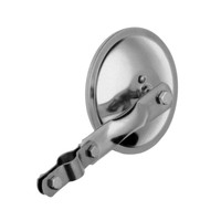Peterson 654X Stainless Steel 5" Round Clamp-on Mirror