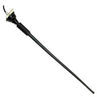 Peterson 95010-1 Black Top mount Universal Rubber-Mast Antennas