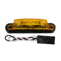 Peterson V167KA Piranha Amber LED Thin-Line Clearance & Side Marker Light