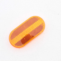Truck-Lite 8933 Red 2" x 4" Oblong Clearance Marker Replacement Lens Acrylic