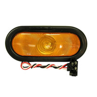 Peterson 421KA Amber Oval Sealed Turn Signal Light