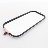 Peterson 616W White 6x16 West Coast Mirror Head Universal Truck Mirror