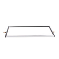 Peterson 615 Economy Mirror Head 6.5" x 16" Aluminum w/ Poly End Caps