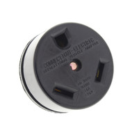 Connecticut Electric 30-20 Black Straight Blade Adapter NEMA 5 120 Volt
