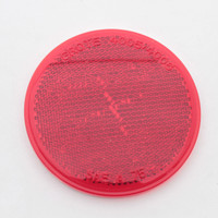Grote 40062 Red Sealed 3" Round Stick On Reflector