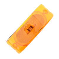 Grote 46303 Yellow Amber Two-Bulb Turtleback Clearance Marker Lamp 2" x 5-7/8"