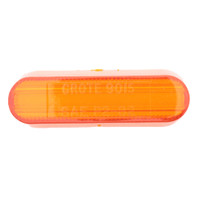 Grote 90153 Yellow 1" x 3-1/2" Replacement Clearance Marker Lamps Lens Thin-Line