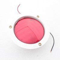 Grote 52752 Red 4" Recessed Red Stop Tail Turn Light w/ White Plastic Grommet