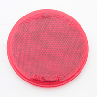 Grote 40052 Red 3" Round Stick On Reflector