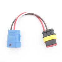 Grote 66860 6" Harness Adapter 3-Way Hard Female PL3 for 4" Round Oval STT Lamps