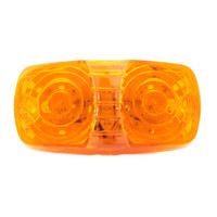 Grote G4603 Yellow 2" x 4" HI Count Square Corner 13-Diode LED Clearance Lamp