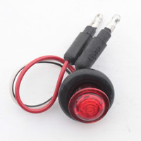 Grote 49262 Red MicroNova DOT LED Clearance Marker Lamp Multi-Volt 12-24V PC